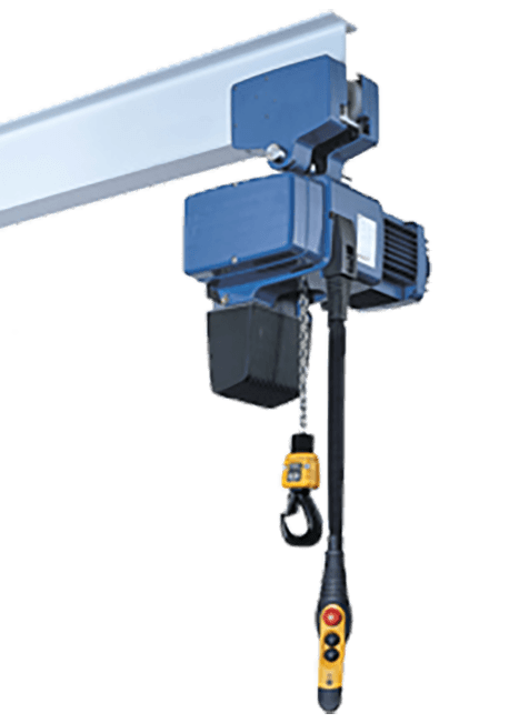 Electric chain hoist - manual or electrical translation trolley Electric chain hoist - manual or electrical translation trolley