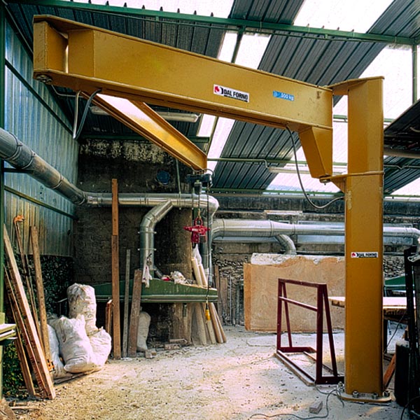 Slewing Crane - articulated double arm Jib Crane